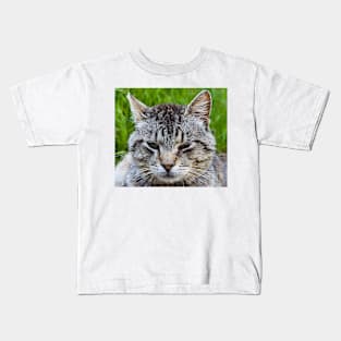 Close-up of a cat's muzzle Kids T-Shirt